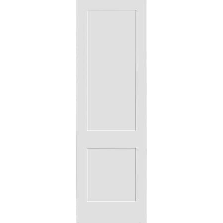 Codel Doors 36" x 96" Primed 2-Panel Interior Shaker Slab Door 3080pri8402